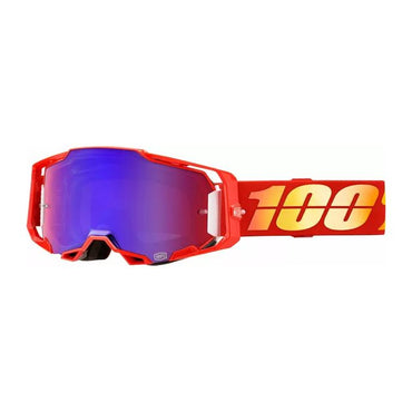 100% MX Goggles Armega Nuketown Red Blue Mirror