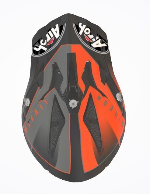 Airoh Helmet Aviator Ace Amaze Orange Matt