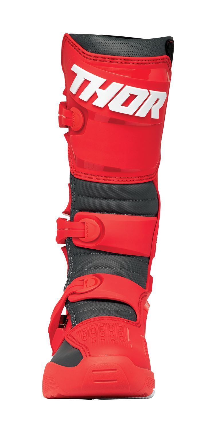 Thor 2026 Motocross Boots Blitz XR Red Charcoal