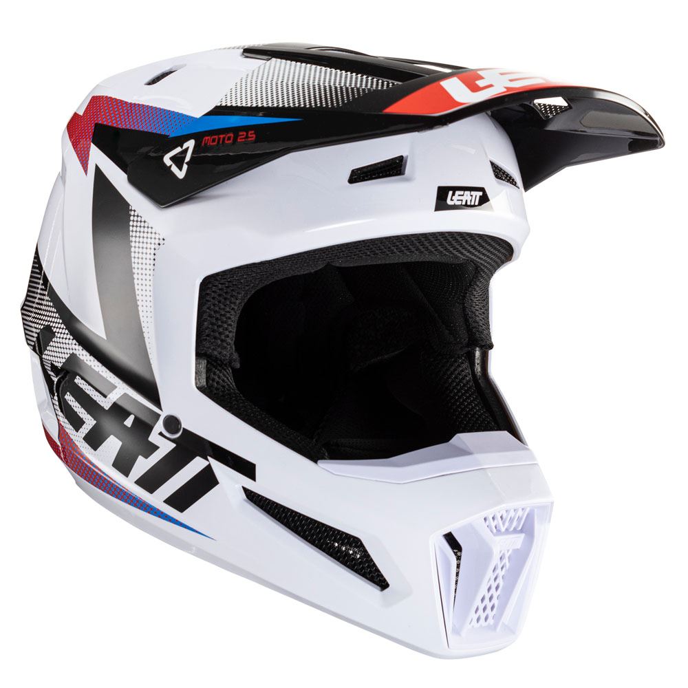 Leatt 2024 Helmet Moto 2.5 V24 Black White
