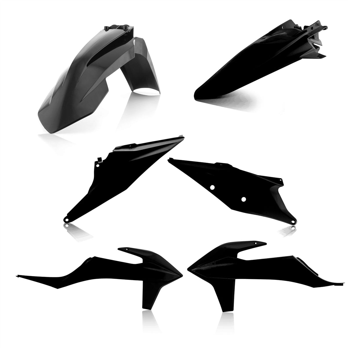 Acerbis Plastic Kit Black 0024053.090