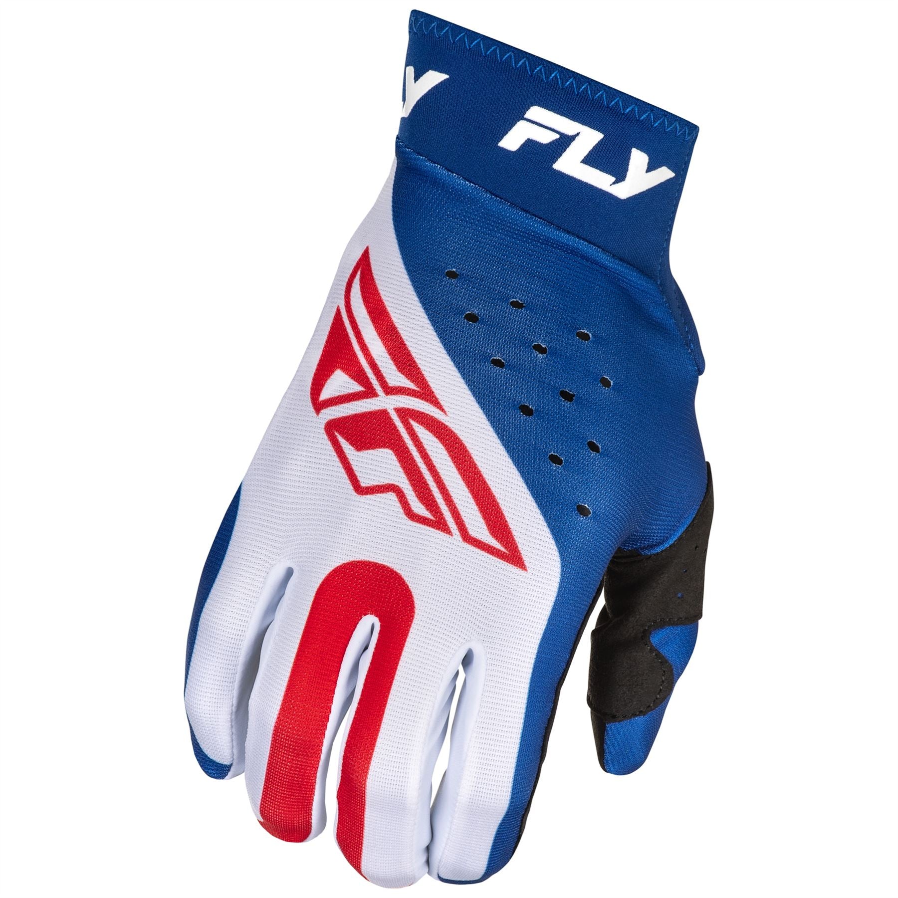 Fly Racing 2025 Pro Lite Motocross Gloves Red White Blue