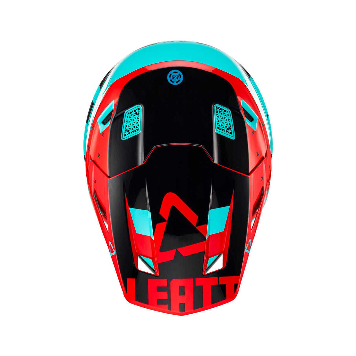 Leatt 2023 Helmet Moto 7.5 V23 Fuel with 4.5 Goggles & Helmet Bag