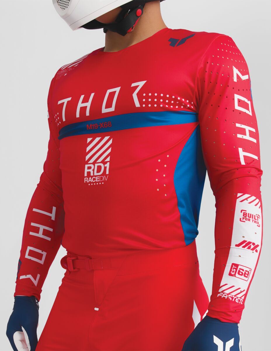 Thor 2026 Sportmode Synth Red MX Jersey