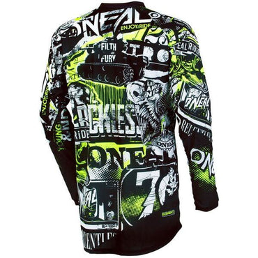 O'Neal 2024 Motocross Jersey Element Attack Youth Black Yellow