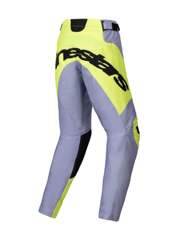Alpinestars 2025 Racer Veil Youth Motocross Pants Grey Yellow Fluo