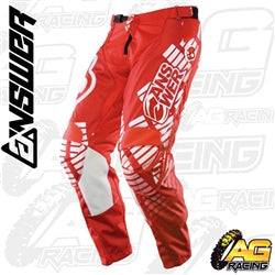 Answer Racing Adult Skull Candy Red Race Pants