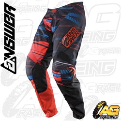 Answer Adult Syncron Red Blue Race Pants