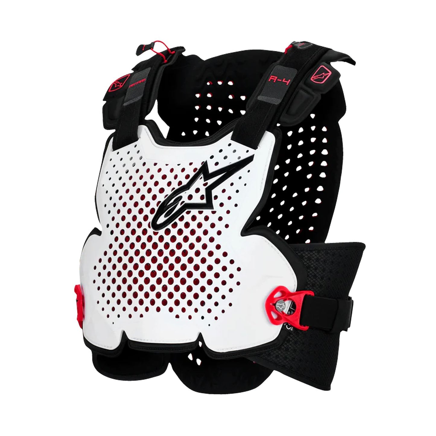 Alpinestars 2026 A4 Plasma Chest Protector Motocross Gloves Black Red White