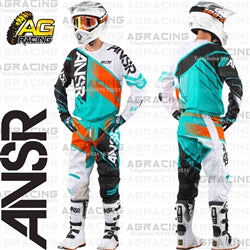 Answer Racing Elite Race Jersey Pants Combo Kit Teal Orange