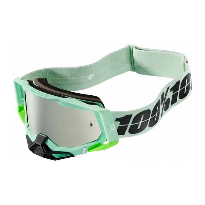 100% MX Goggles Racecraft 2 Palomar Silver Mirror