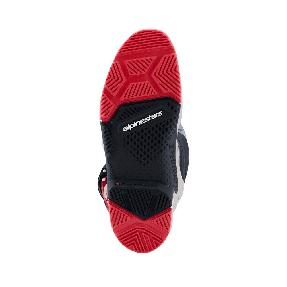 Alpinestars 2026 Tech 7 Enduro Boots Black Light Grey Bright Red