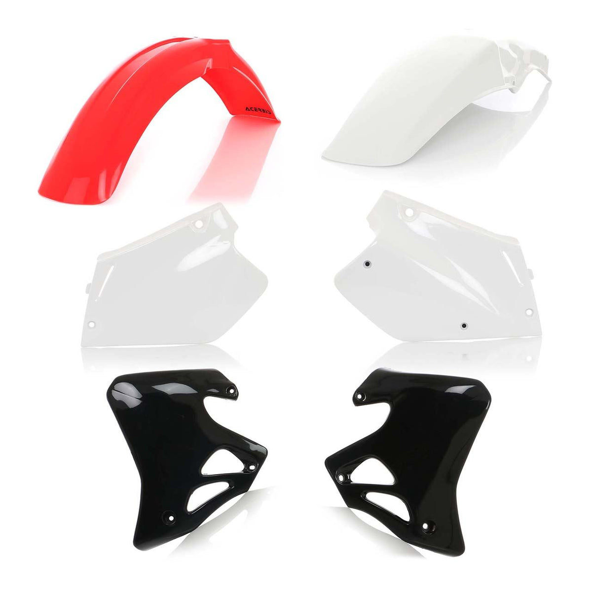 Acerbis Plastic Kit 97 Red White Black 0007551.553.097