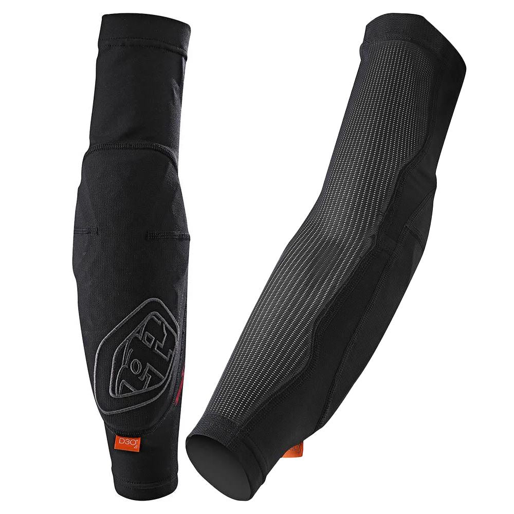 Troy Lee Designs 2025 Motocross Stage Elbow Guards Solid Black