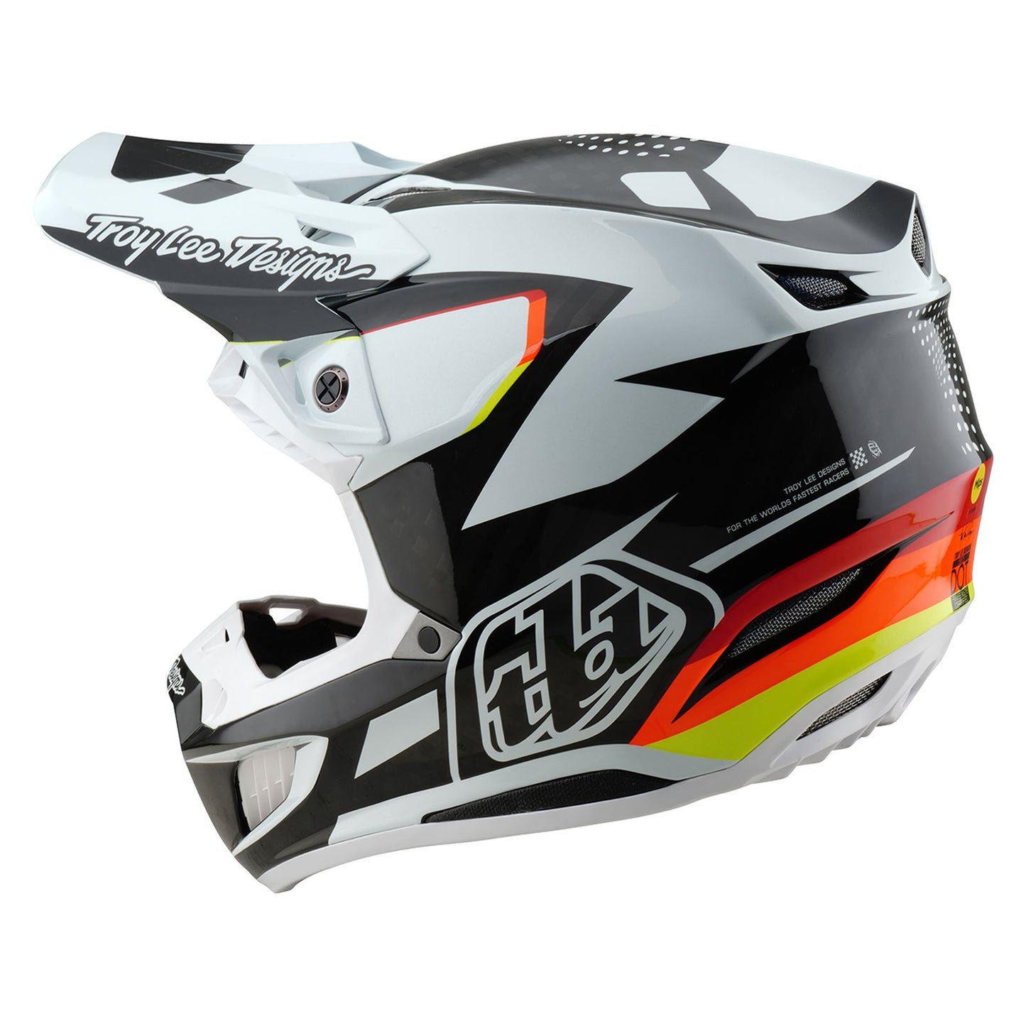 Troy Lee Designs Spring 2025 MX Helmet SE5 Carbon Optic Black