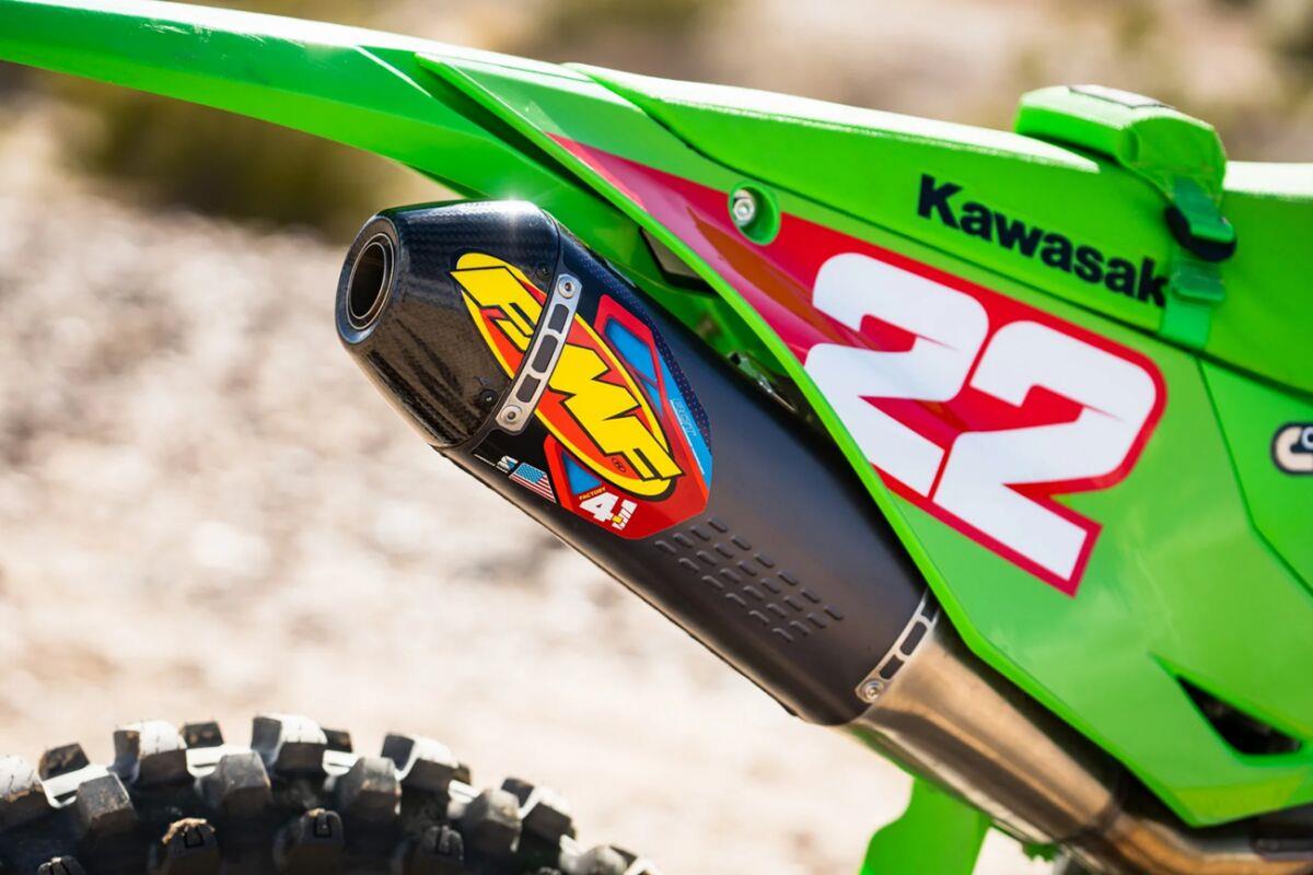 FMF Factory 4.1 RCT Slip-On Exhaust Silencer For Kawasaki KX 250 2021-2024