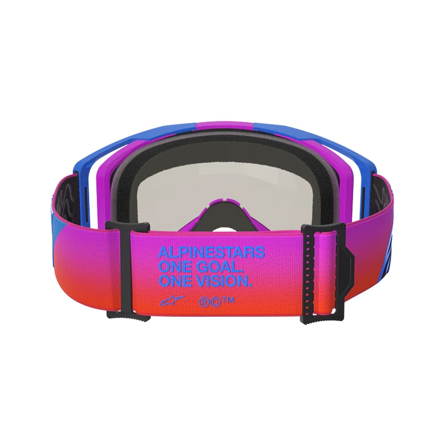 Alpinestars 2026 Vision 8 Corp Motocross Goggles Ucla Blue Purple Orange Mirror Red One Size