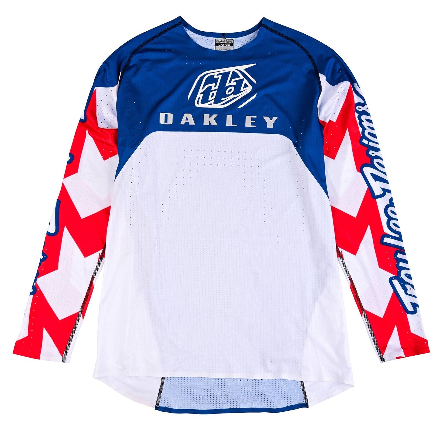 Troy Lee Designs 2025 Motocross x Oakley SE ULTRA Vision Jersey White Blue