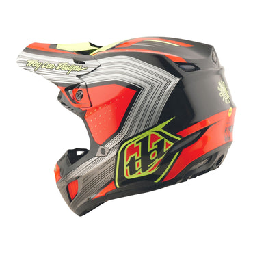 Troy Lee 2026 Motocross Helmet SE5 Composite Stripes Black Infra Red