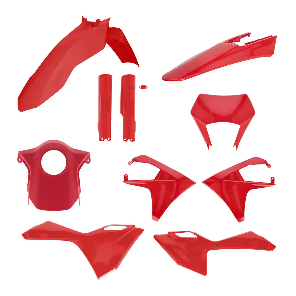 Acerbis Full Plastic Kit Red For Gas Gas EC 500 F 2024-2026