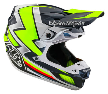 Troy Lee Designs 2025 SE5 Composite Helmet Ever Grey Yellow