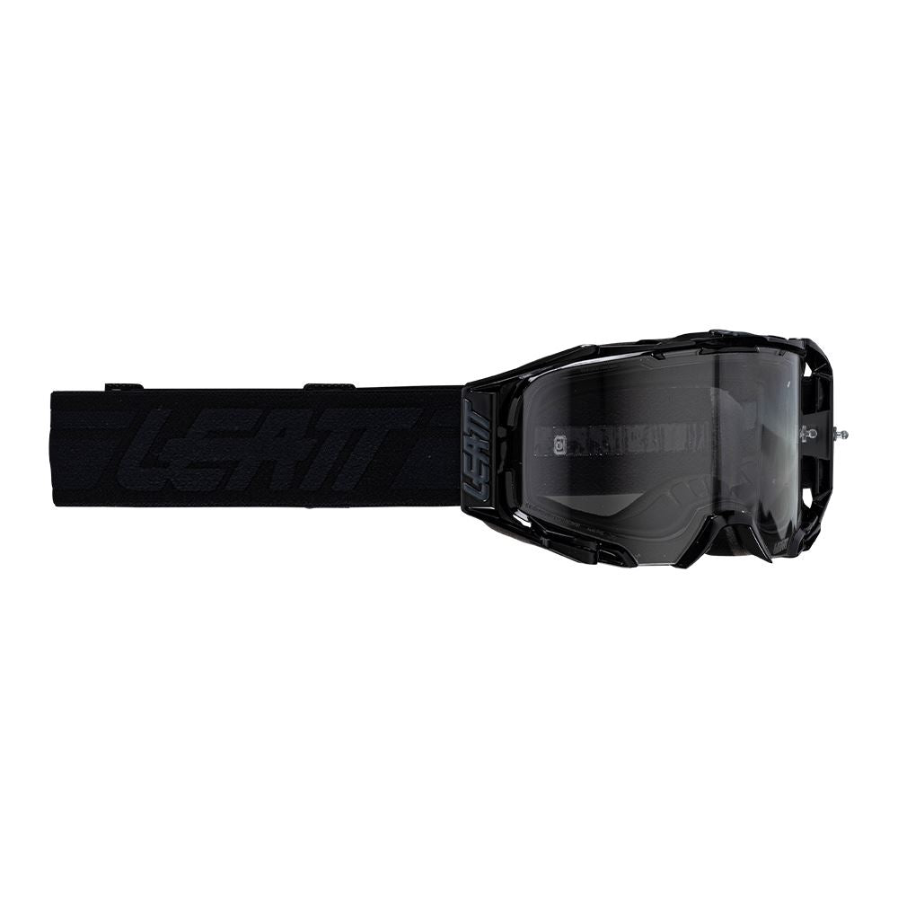 Leatt 2025 Motocross Goggles Velocity 6.5 Photochromic Stealth - Light Grey Adaptive Lens