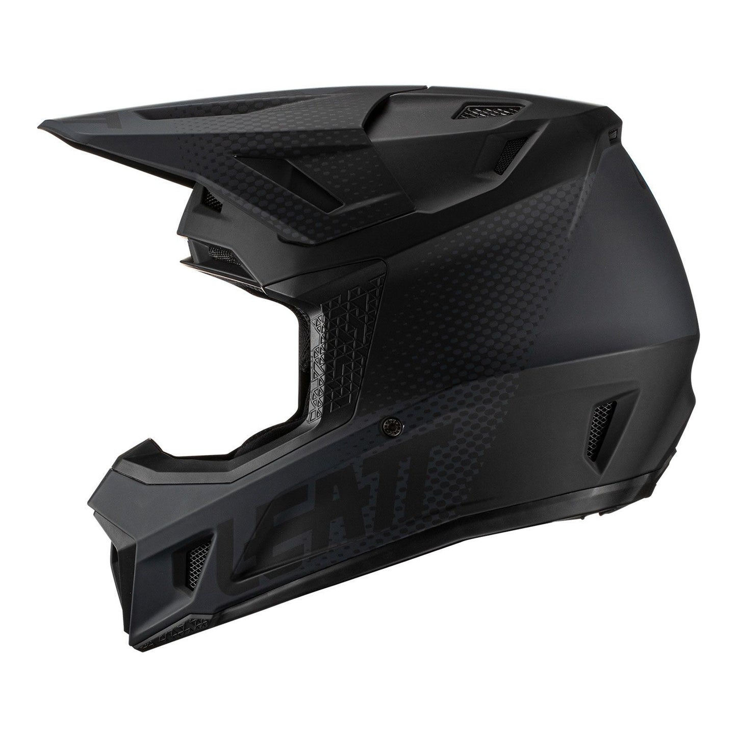 Leatt 2022 Helmet Moto 7.5 V22 Black with 4.5 Goggles & Bag