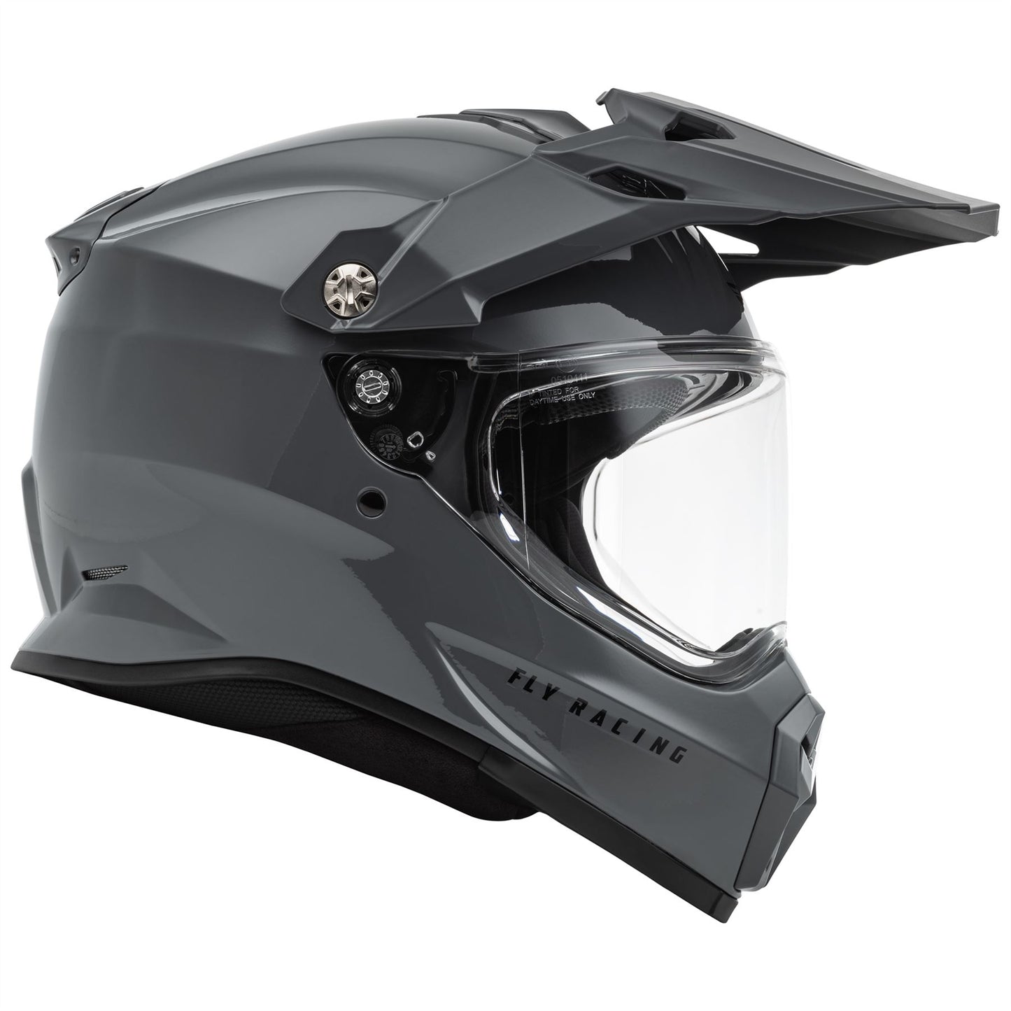Fly Racing 2025 Trekker Solid Motocross Helmet Grey