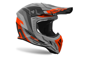 Airoh Helmet 2024 Aviator Ace 2 Ground Orange Matt Composite Carbon