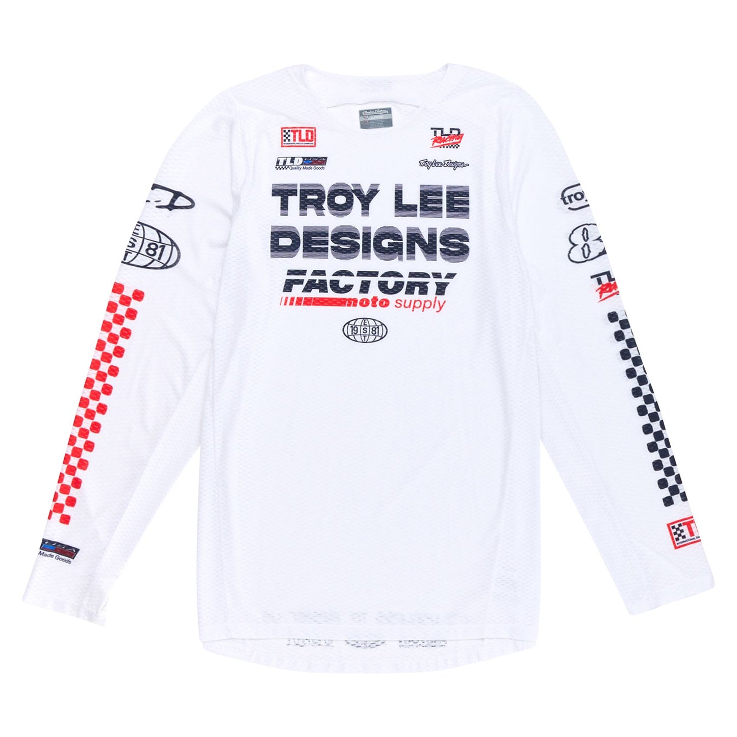 Troy Lee Designs Spring 2025 MX Jersey GP PRO AIR Factory Jersey White