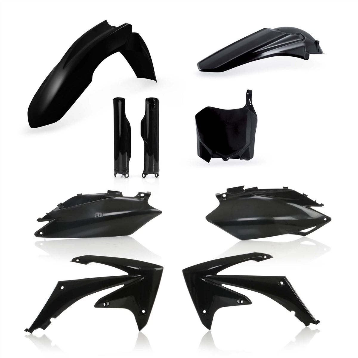 Acerbis Full Plastic Kit Black For HONDA CRF 250 R 2011-2013