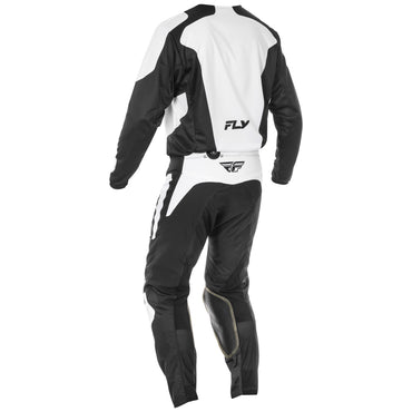Fly Racing 2025 Motocross Combo Kit Kinetic Sym Black White