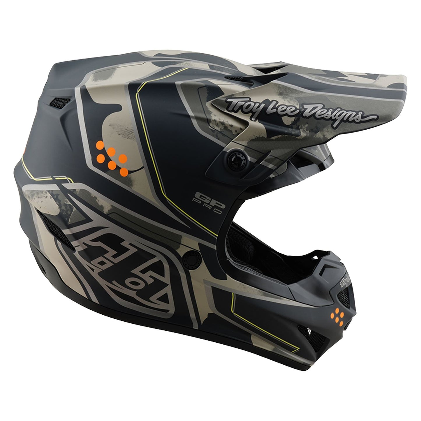 Troy Lee Designs Spring 2025 MX Helmet GP PRO Trooper Black Caper