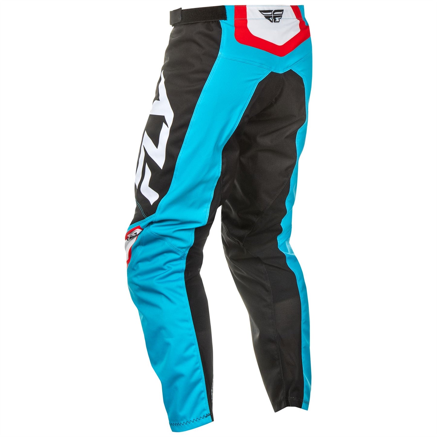 Fly Racing 2025 Motocross Combo Kit F-16 Cyan Black White