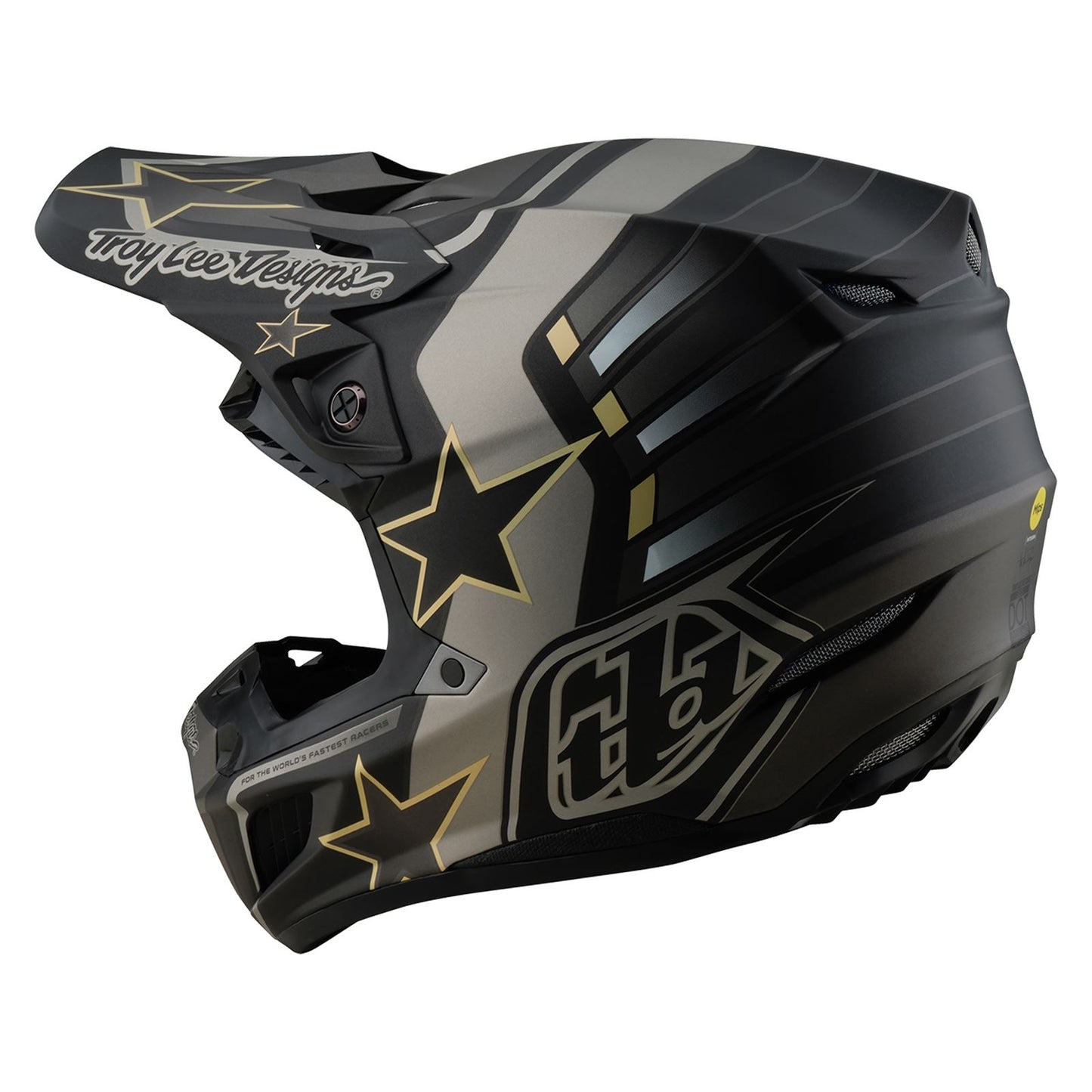 Troy Lee Designs Spring 2025 MX Helmet SE5 Composite Rays Black