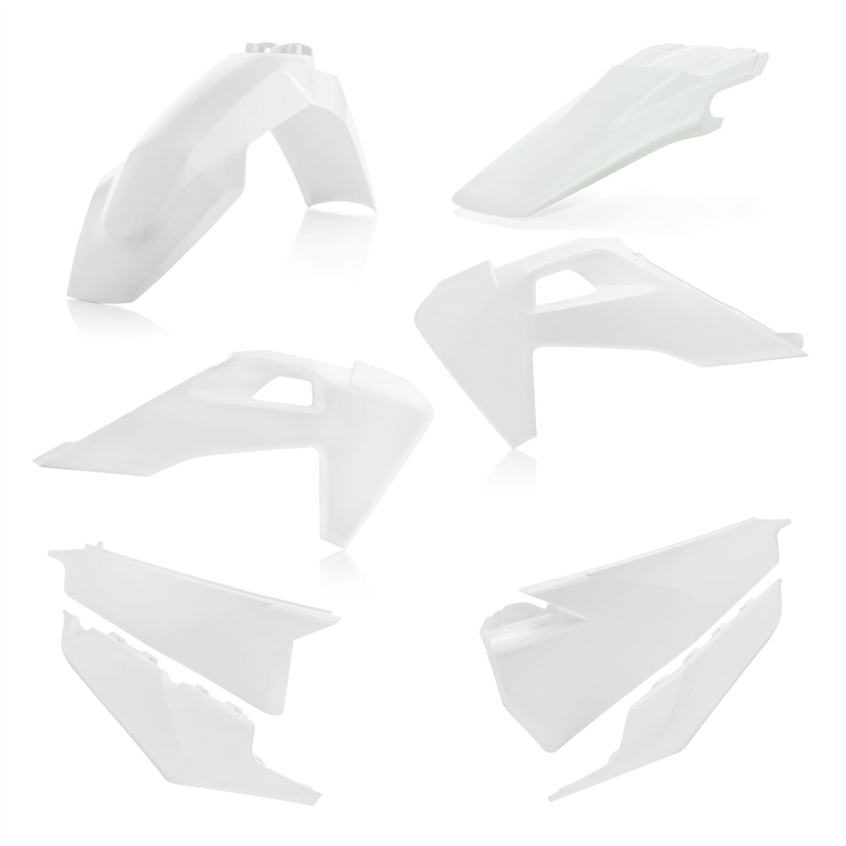 Acerbis Plastic Kit White For Husqvarna FX 350 2020-2022