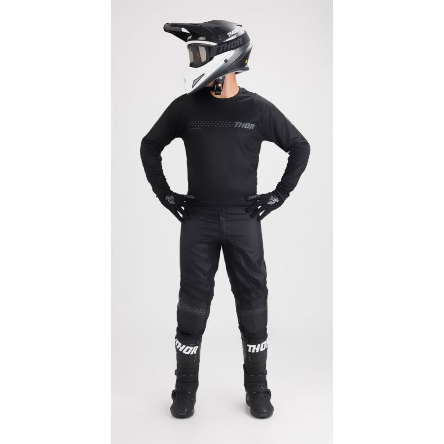 Thor 2025 Sector Minimal Black Motocross Combo Kit