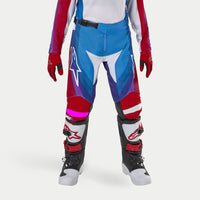 Alpinestars 2024 Racer Pneuma Youth Motocross Pants Blue Mars Red White