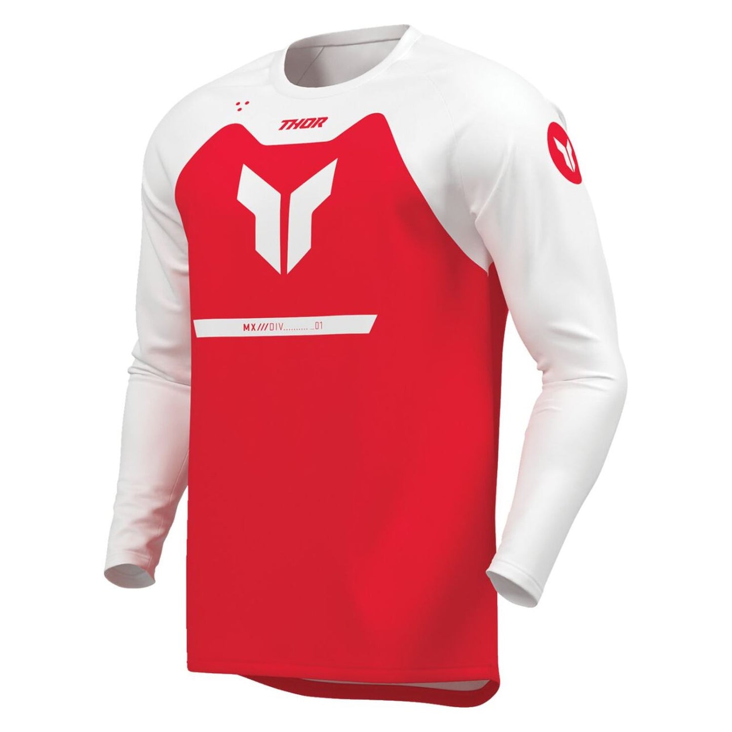Thor 2026 Youth Ridemode Menace Red MX Jersey