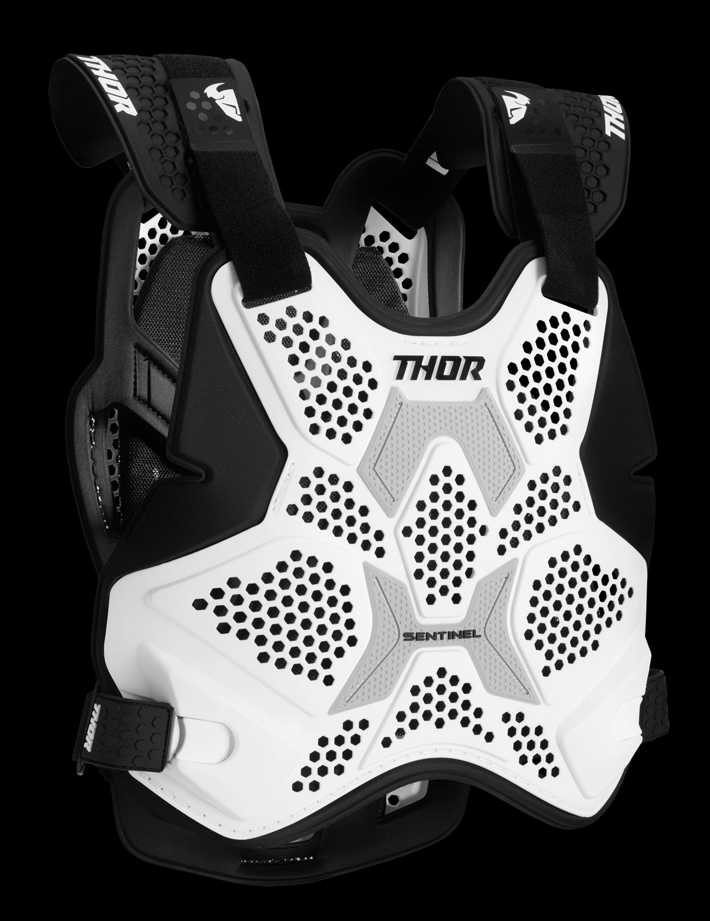 Thor 2025 Motocross Chest Protector Guard Sentil Pro White