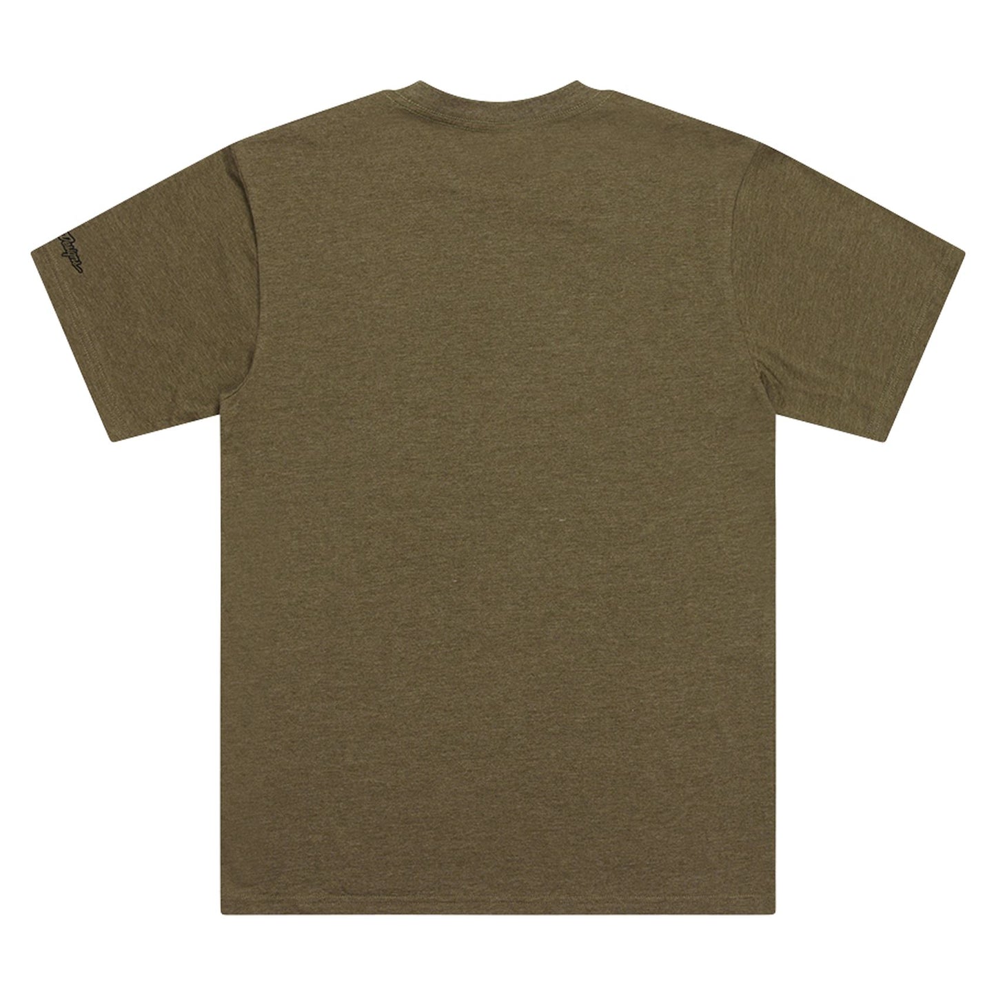 Troy Lee Designs Spring 2025 MX Badge Casual T-Shirt Olive Heather