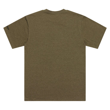 Troy Lee Designs Spring 2025 MX Badge Casual T-Shirt Olive Heather