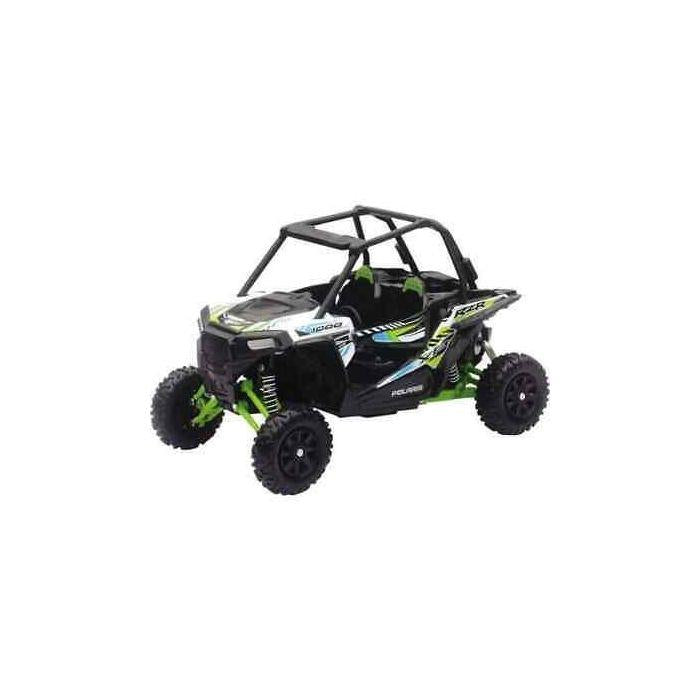 Polaris RZR XP1000 Black White Green 1:18 Scale Model Toy