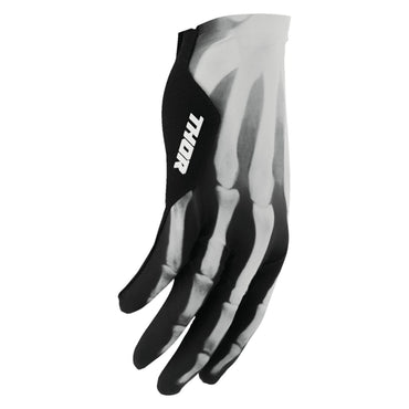 Thor 2026 Sportmode X-Ray Black White MX Gloves