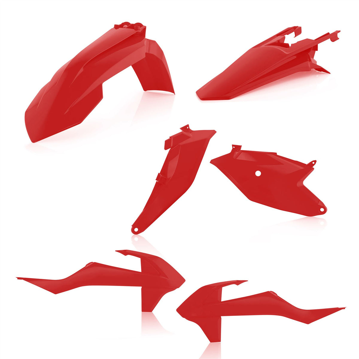 Acerbis Plastic Kit Red For KTM SX 85 2018-2024