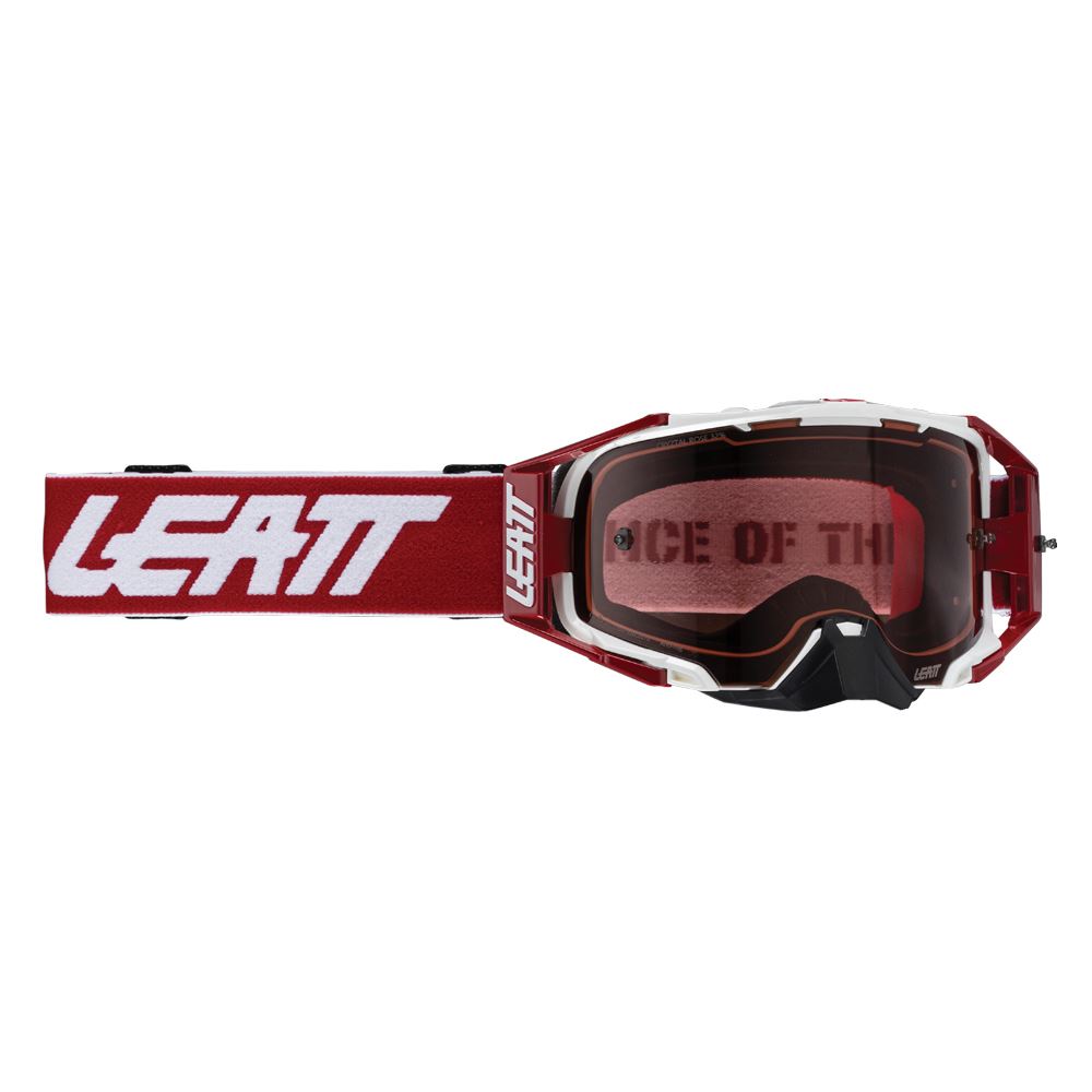 Leatt 2025 Motocross Goggles Velocity 6.5 Cryztal Ruby - Rose Lens