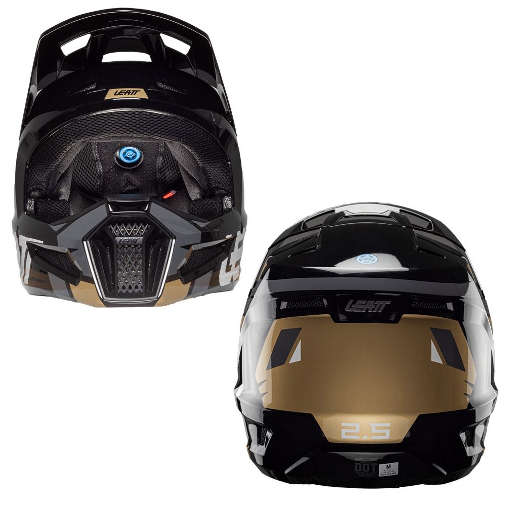 Leatt 2025 Motocross Helmet V25 2.5 Black