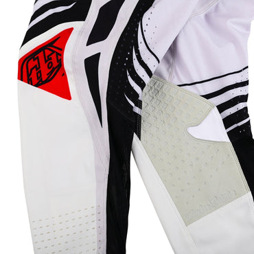 Troy Lee Designs 2025 Motocross SE PRO Wavez Pants Off-White Red