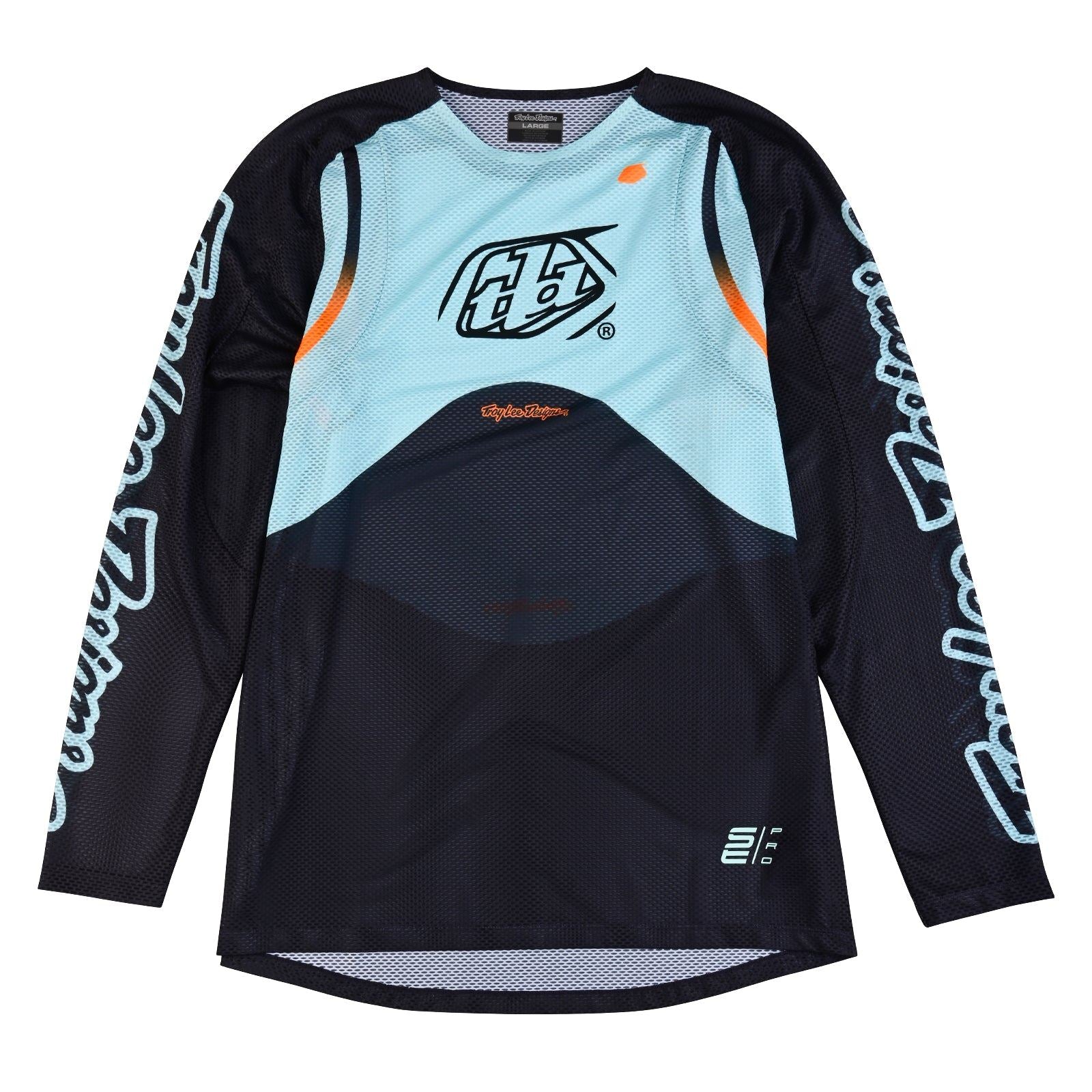 Troy Lee Designs 2025 Motocross SE PRO AIR Pinned Jersey Phantom Aqua