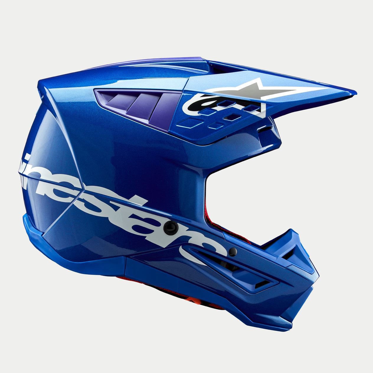 Alpinestars 2025 Supertech SM5 Corp Blue Motocross Helmet